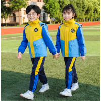 中小学学生高级冲锋衣校服套装