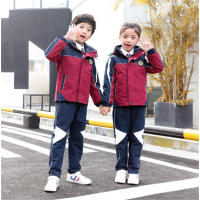 中小学学生高级冲锋衣校服套装