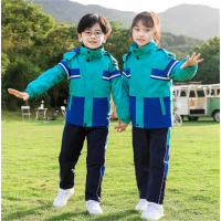 中小学学生高级冲锋衣校服套装