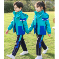 全国中小学学校高级学生运动套装