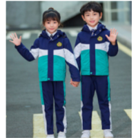 全国中小学学校高级学生运动套装