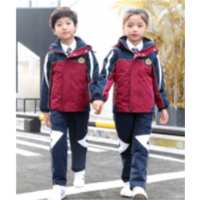 全国中小学学校高级学生运动套装