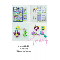 学校中小学生文具城堡吸卡橡皮擦B-005
