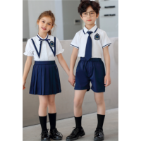 新款夏季短袖套装中小学生校服班服团体服幼儿园儿童服饰运动套装