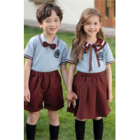 新款夏季短袖套装中小学生校服班服团体服幼儿园儿童服饰运动套装
