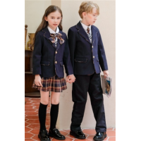 中小学生校服套装英伦风春秋季媳妇三件套幼儿园儿童园服
