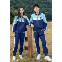 学校中小学生秋季夏季校服套装校园班服男生女生运动服饰三件套