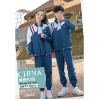 校园校服套装中小学生夏季秋季校服三件套青少年运动服饰