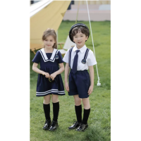 幼儿园儿童园服班服小学生夏季校服短袖短裤裙子套装