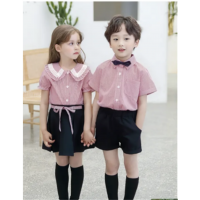 儿童活动演出服活动团体服小学生夏季校服套装幼儿园班服园服
