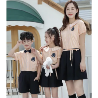小学生夏季校服套装短袖短裤裙子两件套幼儿园园服班服英伦风