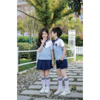 夏季小学生短袖校服套装两件套幼儿园园服班服