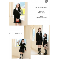 春秋季中学学生校服套装班服团体活动服装