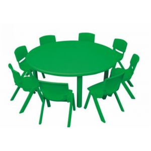 幼儿园户内外游乐设施塑料玩具系列圆表桌（不包括椅子）图1