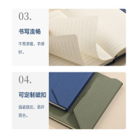滴塑搭扣商务办公笔记本礼盒套装定制加厚logo会议记事本a5笔记本本子