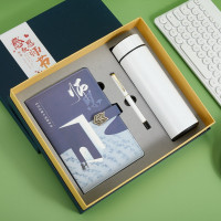 教师节礼品礼物a5笔记本子简约商务创意记事本套装保温杯套盒