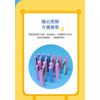 多色挤出橡皮檫学习文具橡皮定制