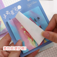 新款76*76原创30页小清新便签本学生文具小本子ins手帐素材便签纸