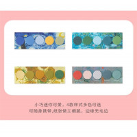 可爱贴纸圆形小画家 彩色便利贴 N次贴
