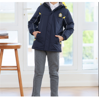 中小学生新款潮流冬季装班服校服套装