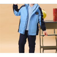 中小学生新款潮流冬季装班服校服套装