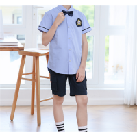 中小学生新款潮流夏季装班服校服套装