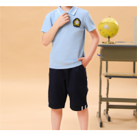 中小学生新款潮流夏季装班服校服套装