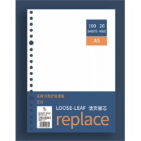学生用品办公用品活页本内芯彩色