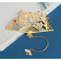 复古镂空金属书签中国风文艺古风学生书夹（pp袋简装）