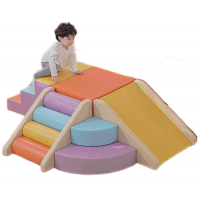 幼儿园小型拼装滑梯小学生教材教具音乐课早教益智玩具