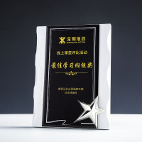 18x24木质奖牌荣誉牌匾加盟牌苹果木羽毛