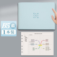 横式软皮面记事本方格网格本康奈尔