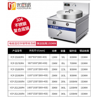 商用电磁油炸炉大容量保温卤肉牛羊肉汤锅定温电炸锅电炸炉