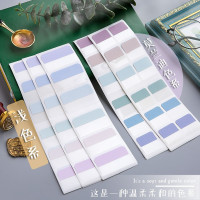 莫兰迪索引贴标签贴纸便利贴标记纸学生用彩色荧光贴书签纸引索贴