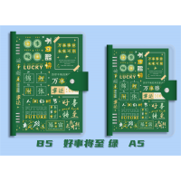 记事摘抄本网格笔记本软壳活页本a5b5笔记本简约活页本不硌手