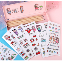 卡通透明贴纸儿童创意贴纸 初心依旧系列 创意学生手帐素材拼贴画