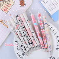新款卡通按动中性笔 创意黑风少年太空人跳动笔0.5签字笔学习用品
