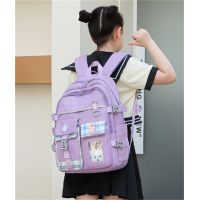 新款小学生书包 女1-3-6年级卡通可爱儿童双肩包轻便减负学生书包