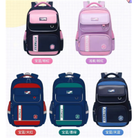 中小学生书包工装风美式双肩包女大容量多层学生背包