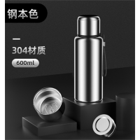 不锈钢茶水分离智能保温杯大容量批发抗菌户外便携车载旅行壶