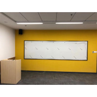 挂墙式告示板120x400双面磁性小黑板家用办公