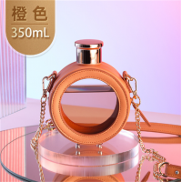 水杯小圆饼时尚便携可爱塑料杯随手杯创意简约吸管杯子