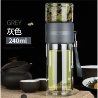 双层玻璃杯茶水分离泡茶杯车载过滤杯子水杯便携办公杯