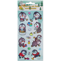 儿童幼儿园宝宝创意精致可爱高颜值PVC贴纸冰雪运动