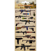幼儿园宝宝儿童新颖网红爆款小朋友奖励品鼓励玩具3pvc贴纸-军事运动