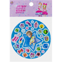 儿童幼儿园创意可爱高颜值卡通女孩奖励粘贴贴画异性贴纸-苏菲露比