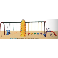 幼儿园户外游乐设施塑料攀岩系列攀岩秋千组合A型 RC 18703