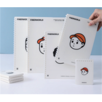 学生用品笔记创意高颜值可爱卡通Finerworld系列软线圈本B5