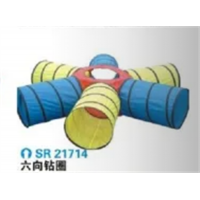 幼儿园户外游乐设施体育运动系列六向钻圈