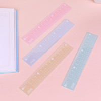 晨奇文具造物社15CM马龙色系直尺学生多功能绘图工具办公文具用品